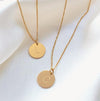 IDYLLE INITIAL GOLD-TONE NECKLACE