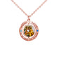 Personalized engraved photo necklace
