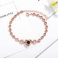 Personalized Heart S925 Silver Photo Projector Bracelet