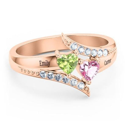 Women's Sterling Silver Personalized Name Ring