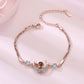 Personalized Moon Shaped Photo Projection Bracelet