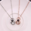 Personalized Angel Shape Photo Projection Necklace