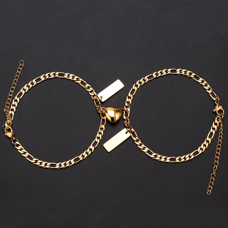 Personalized Lettering Couple Bracelet
