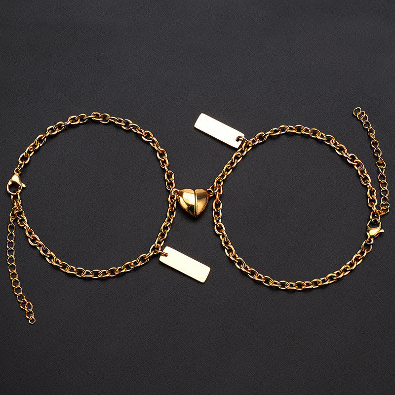 Personalized Lettering Couple Bracelet