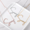 Personalized Zircon Name Necklace