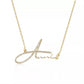 Personalized Zircon Name Necklace