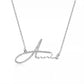 Personalized Zircon Name Necklace