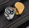 Personalized Round Engraved Ring