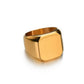 Personalized Square Engraved Ring