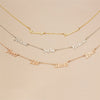 Personalized Gold Plated Stainless Steel Name Necklace