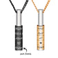 Personalized men's customized name necklace