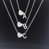 Personalized Alphabet Heart Necklace
