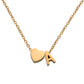 Personalized Alphabet Heart Necklace