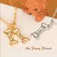 Customized Name Dog Bone Necklace