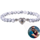 Personalized Frosted Stone Photo Bracelet