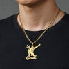 Personalized Anime Name Necklace