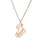 Personalized Christmas Stocking Necklace