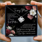 Four-leaf clover necklace gift for Mother
