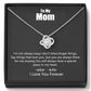 Four-leaf clover necklace gift for Mother
