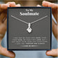 Herringbone necklace gift for soulmate