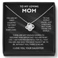 Four-leaf clover necklace gift for Mother