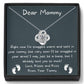 Four-leaf clover necklace gift for Mother