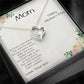 Love necklace gift for mom