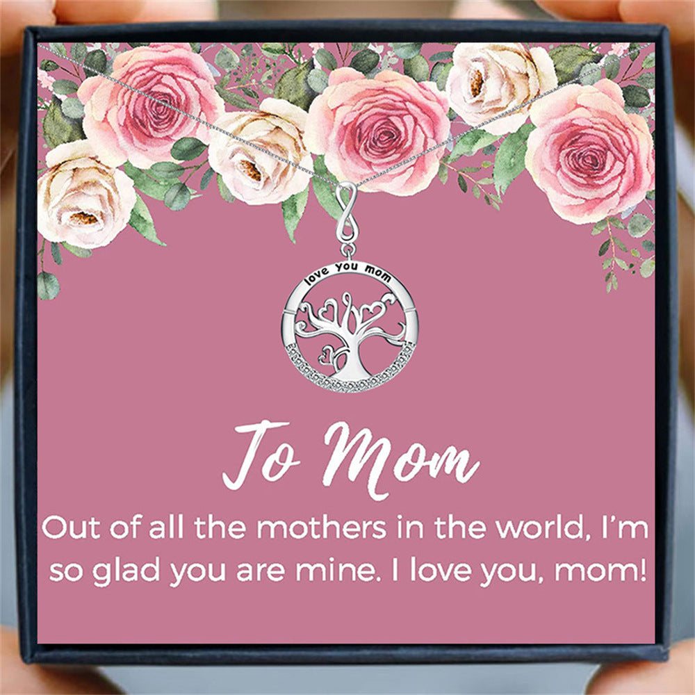 Tree of life necklace gift for mom