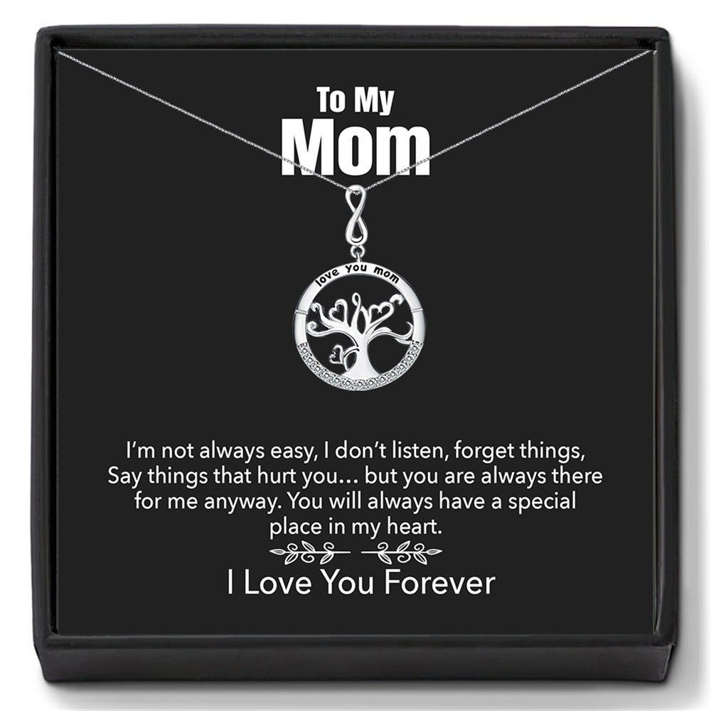 Tree of life necklace gift for mom