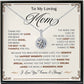 Full moon night necklace gift for mom