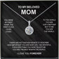 Full moon night necklace gift for mom