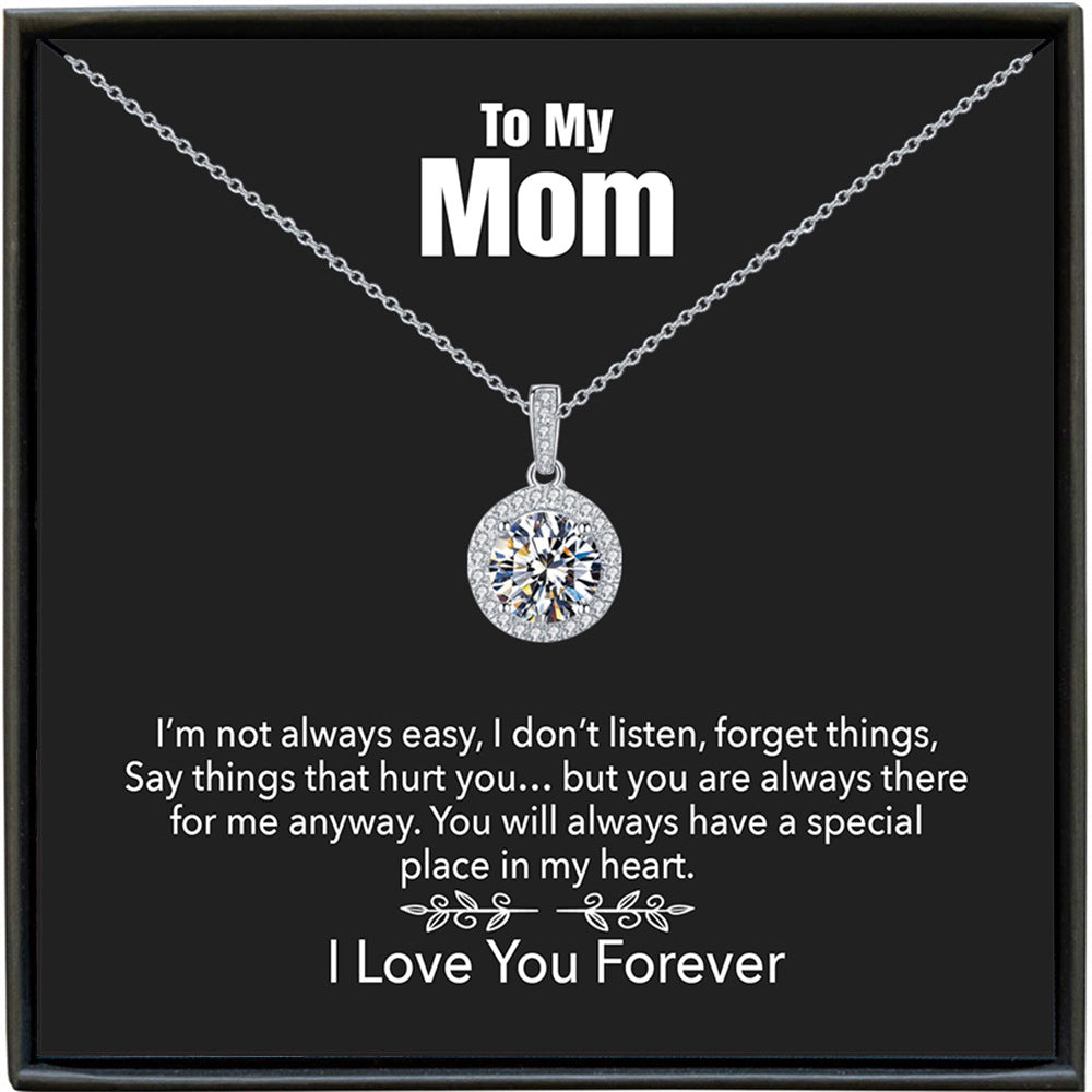 Full moon night necklace gift for mom