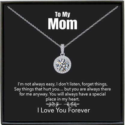 Full moon night necklace gift for mom