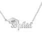 Personalized Graduate Cap Name Necklace
