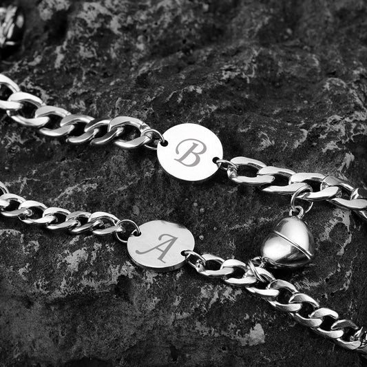 Love couple bracelet magnet