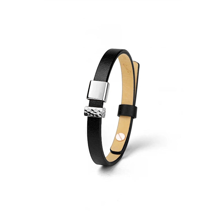 Leather bracelet for couples