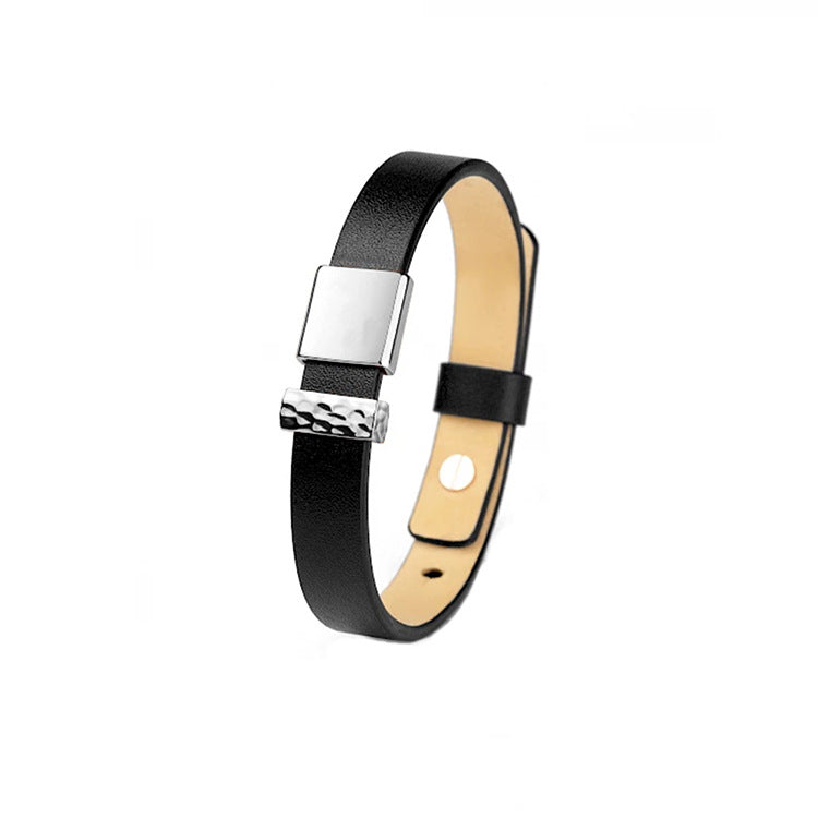 Leather bracelet for couples