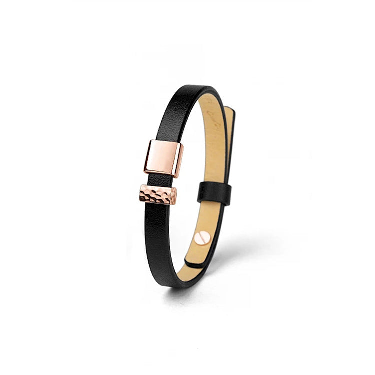 Leather bracelet for couples