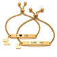 Custom engraved bracelet