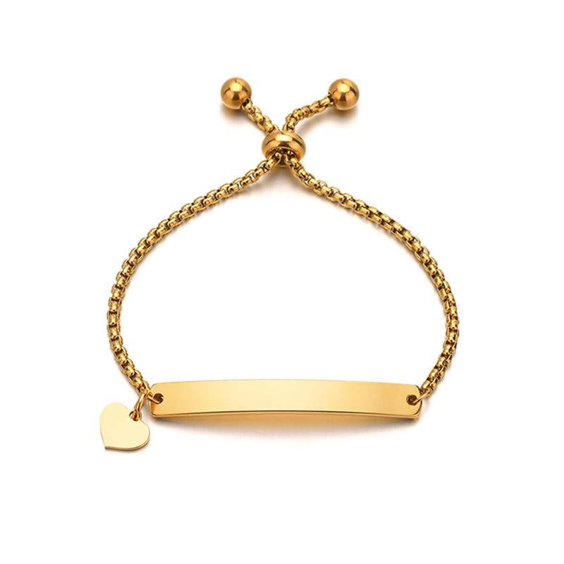 Custom engraved bracelet