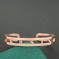 Custom Stainless Steel Name 10mm Bracelet Plated 18K Real Gold English Letter Bracelet