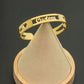 Custom Stainless Steel Name 10mm Bracelet Plated 18K Real Gold English Letter Bracelet