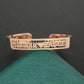 Custom Stainless Steel Name 10mm Bracelet Plated 18K Real Gold English Letter Bracelet