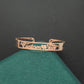 Custom Stainless Steel Name 10mm Bracelet Plated 18K Real Gold English Letter Bracelet