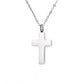 Custom Pet hair, ash memorial cross necklace