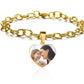 Personalized Heart Color Photo Bracelet