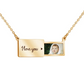 Personalized creative pull-out photo envelope Necklace