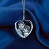 Personalized 2D/3D Photo Crystal Necklace