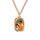 Personalized Elliptical Heat-Activated Magic Necklace with Hidden Picture