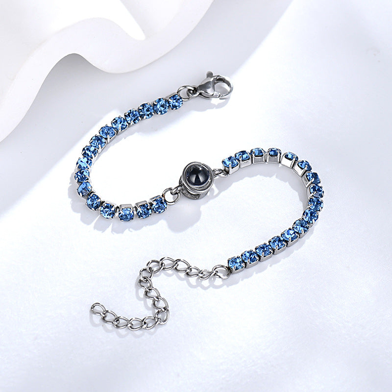 Customized Diamond Projection Bracelet